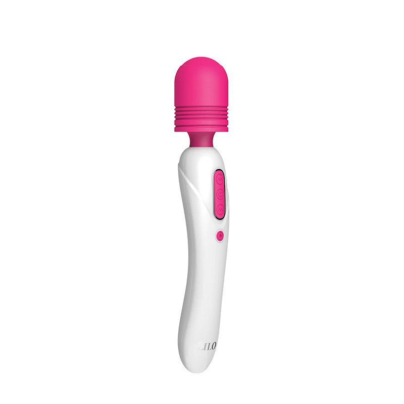 LILO Female Masturbator Qimeng Rechargeable Dual-Vibration AV Stick 10-Frequency Dual-Head Dual-Motor Stop Waterproof and Silent