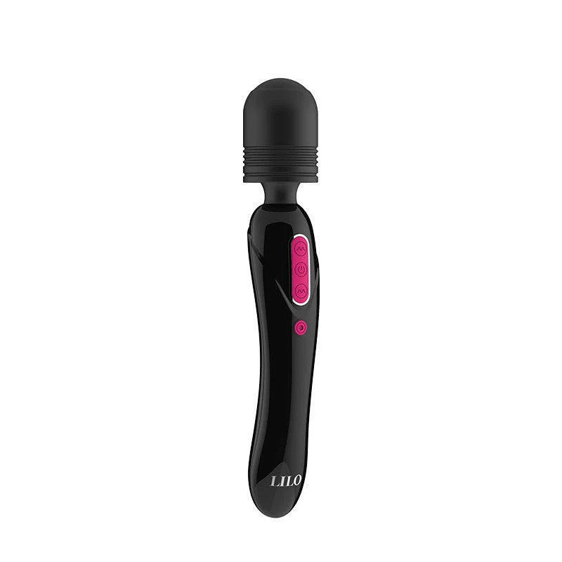 LILO Female Masturbator Qimeng Rechargeable Dual-Vibration AV Stick 10-Frequency Dual-Head Dual-Motor Stop Waterproof and Silent