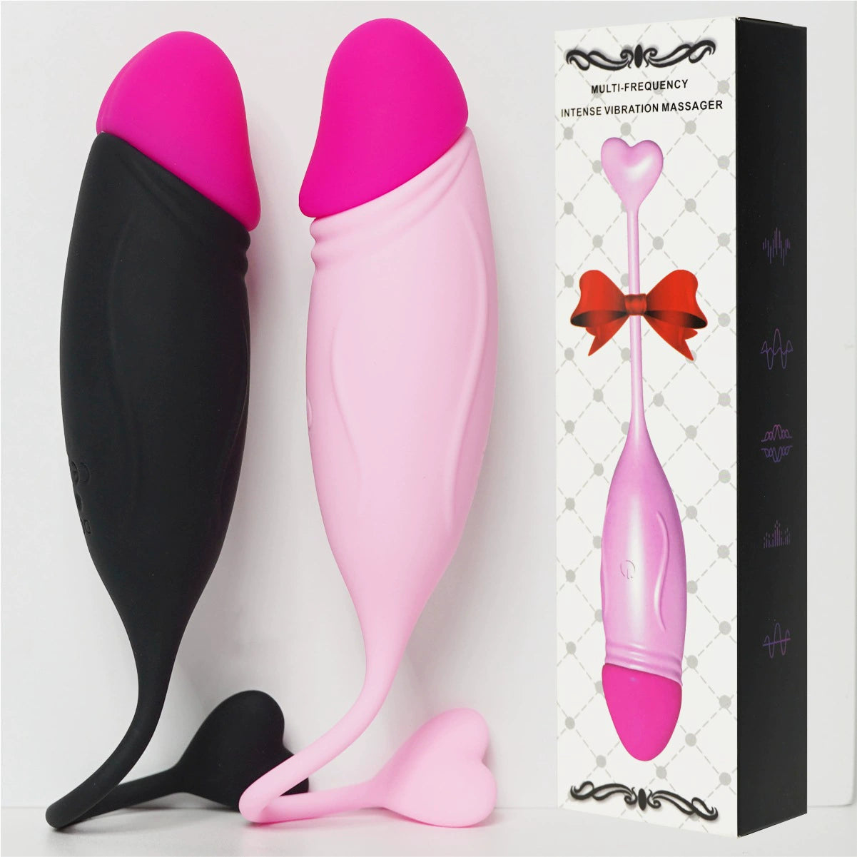 Two-Color Dildo/Remote Control Vibrator/Masturbator/Anal Back Chamber/Anal Plug/Penis/Vibrator/Flirting