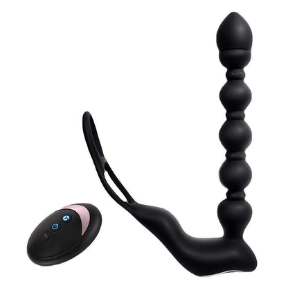 Remote Control Anal Plug Bead Stick for Male and Female Masturbation Anal Plug Adult Products Locking Sperm Prostate Masturbation Adult Sex Products