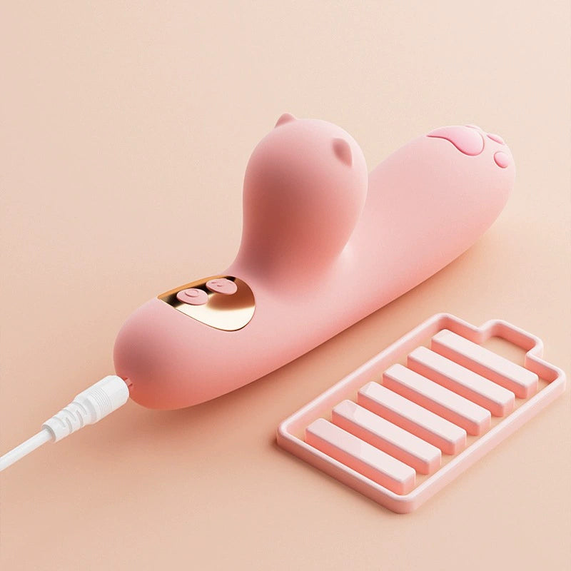 JIUUY Cat Claw Vibrating Massage Stick/Flirting Masturbation Device/Clitoris Sucking Massage/Strong Shock/Adult Toys/Sex Toys