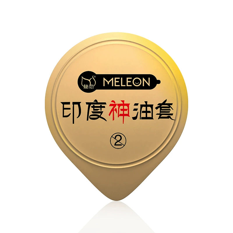 MELON Indian Oil Condom Delay King Ultra-Thin Naked Penetration Zero-Feel Long-Lasting Condom