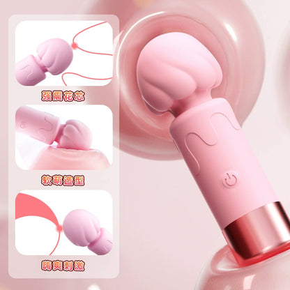 Mystery Milkshake Microphone Mini AV Stick Vibrator Female Button Masturbator Adult Sex Toys