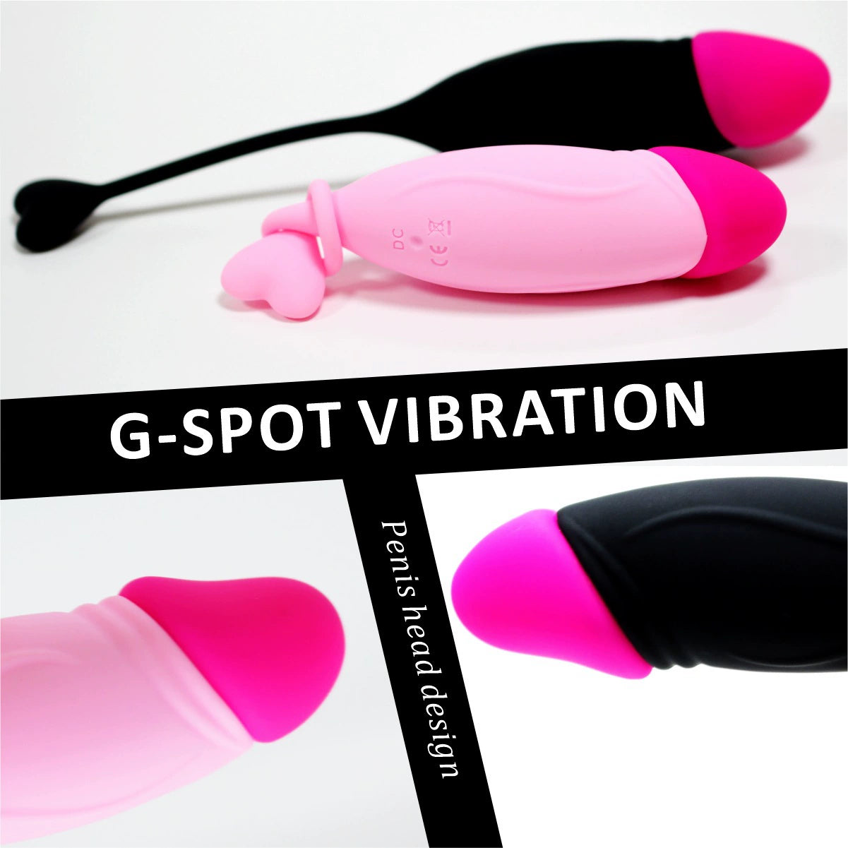 Two-Color Dildo/Remote Control Vibrator/Masturbator/Anal Back Chamber/Anal Plug/Penis/Vibrator/Flirting