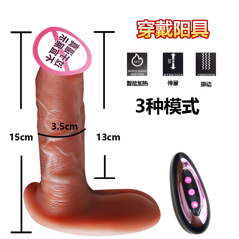 Tidak Nampak Boleh Dipakai Zakar Realistik Kawalan Jauh Tanpa Wayar Vibrator Vibrator Melancap Wanita Bersiar-siar Mainan Seks Dewasa