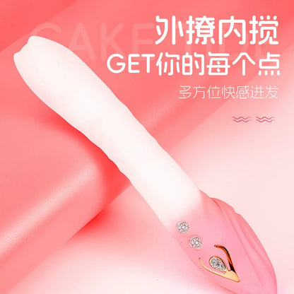 Fairy Magic Wand Vibrating Erotic Artificial Penis Female Masturbation Device Adult Sex Products Massage Stick