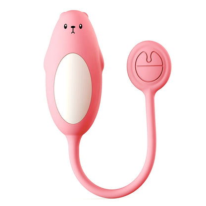 APP Cute Bear Alat Kawalan Jauh Vibrator Vibrating Massager untuk Pasangan Mengawal dan Menggoda di Tempat Berbeza/Permainan Seks Dewasa 