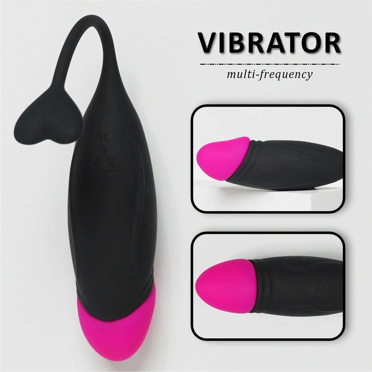 Two-Color Dildo/Remote Control Vibrator/Masturbator/Anal Back Chamber/Anal Plug/Penis/Vibrator/Flirting